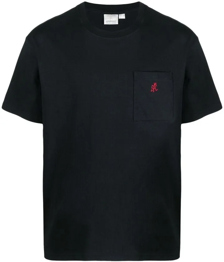 embroidered-logo T-shirt