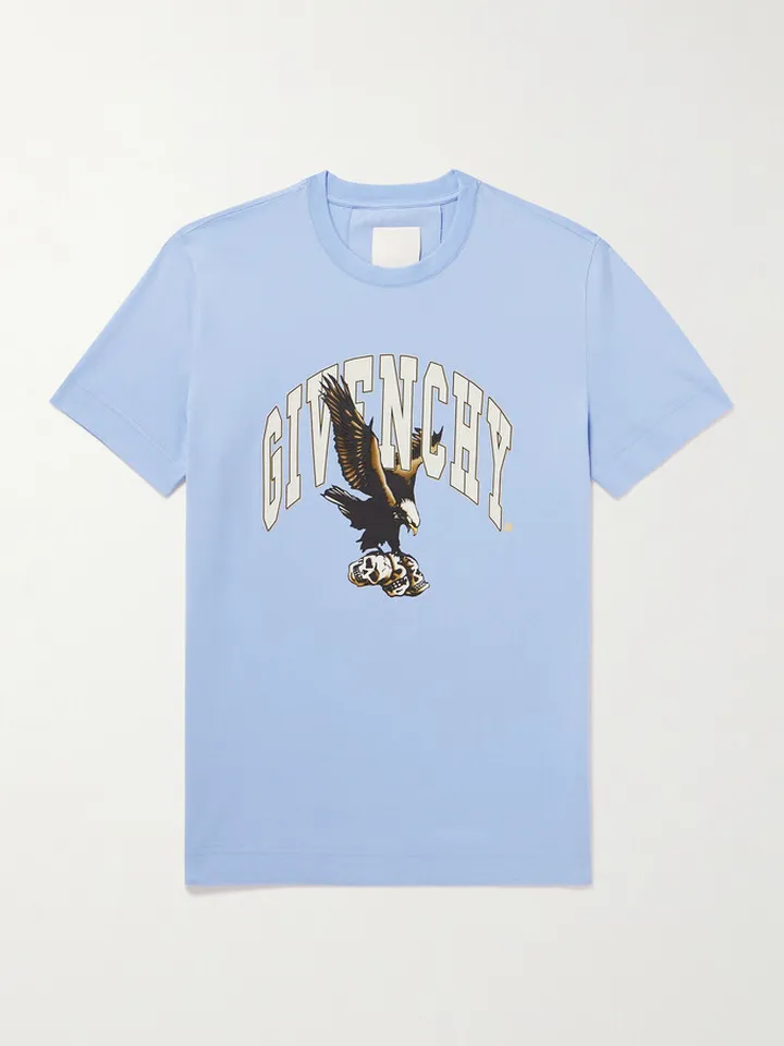 Eagle Logo-Print Cotton-Jersey T-Shirt