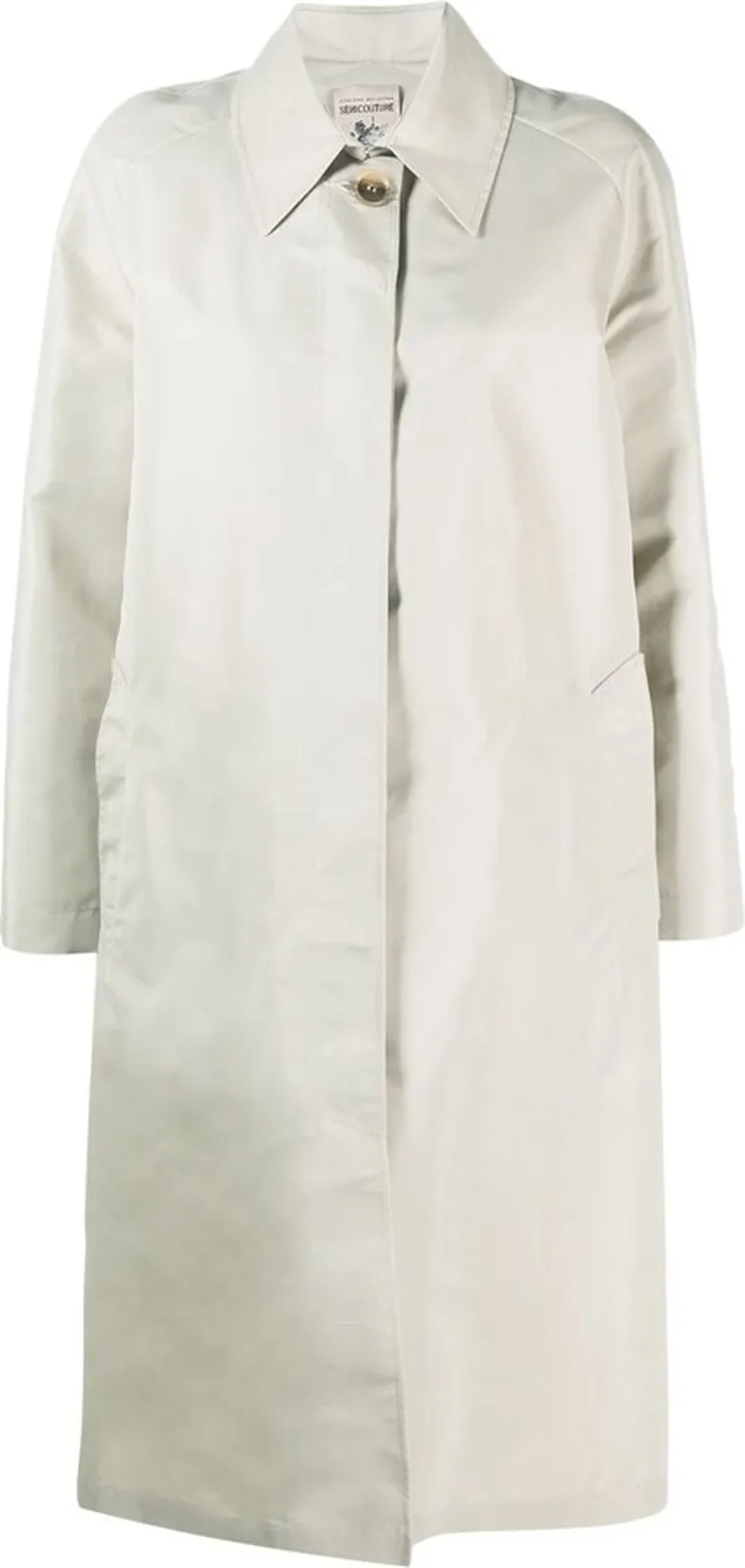 Button-Up Trench Coat