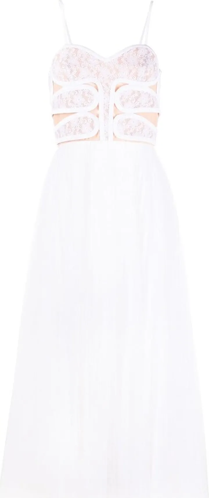 Lace Bodice Tulle Dress
