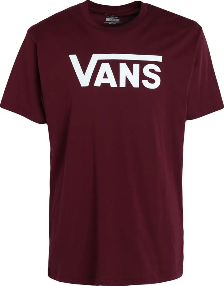 Mn Vans Classic T-shirt Burgundy