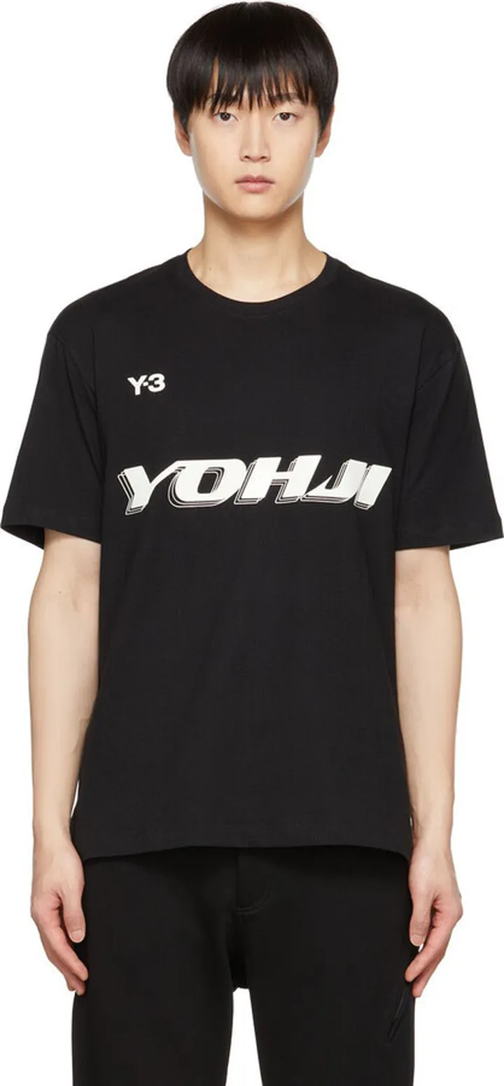 Y-3 Black Bonded T-Shirt