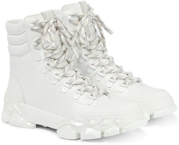 Diamond x Hike leather hiking boots