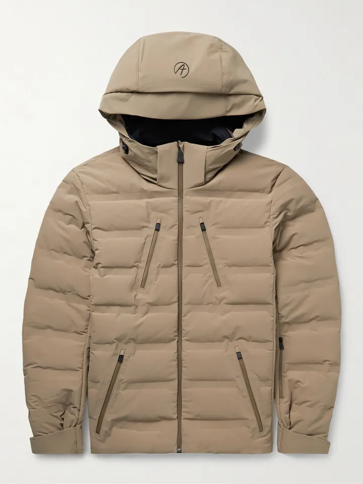 Nuke Suit Quilted Hooded Down Ski Jacket
