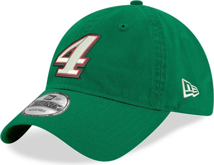 Men's New Era Green Kevin Harvick Enzyme Washed 9Twenty Adjustable Hat