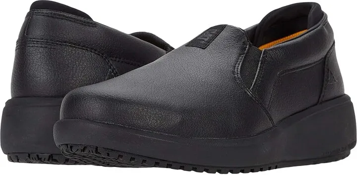 Caterpillar ProRush SR+ Slip-On (Black Action Leather) Women's Shoes