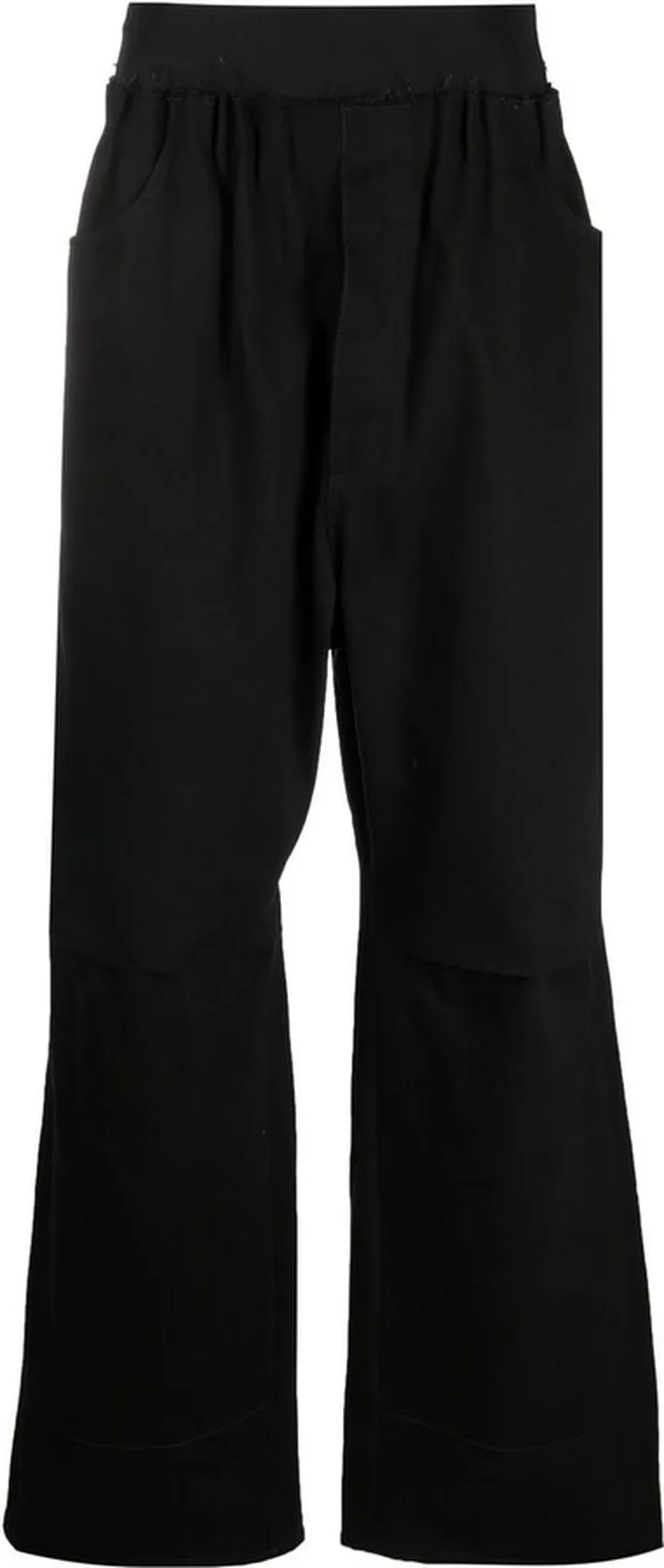 Wide-Leg Flared Trousers