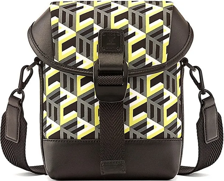Cubic Logo Nylon Crossbody Bag