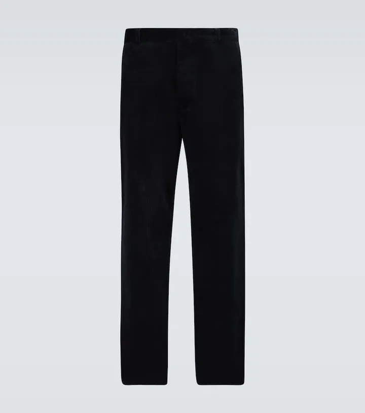 Corduroy wide-leg pants