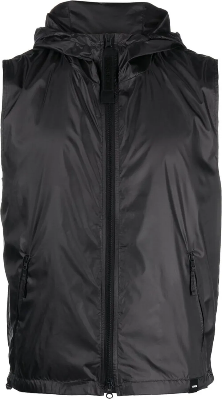Branded Zip-Puller Hooded Gilet