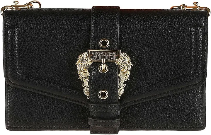 Couture Buckled Chain Shoulder Bag