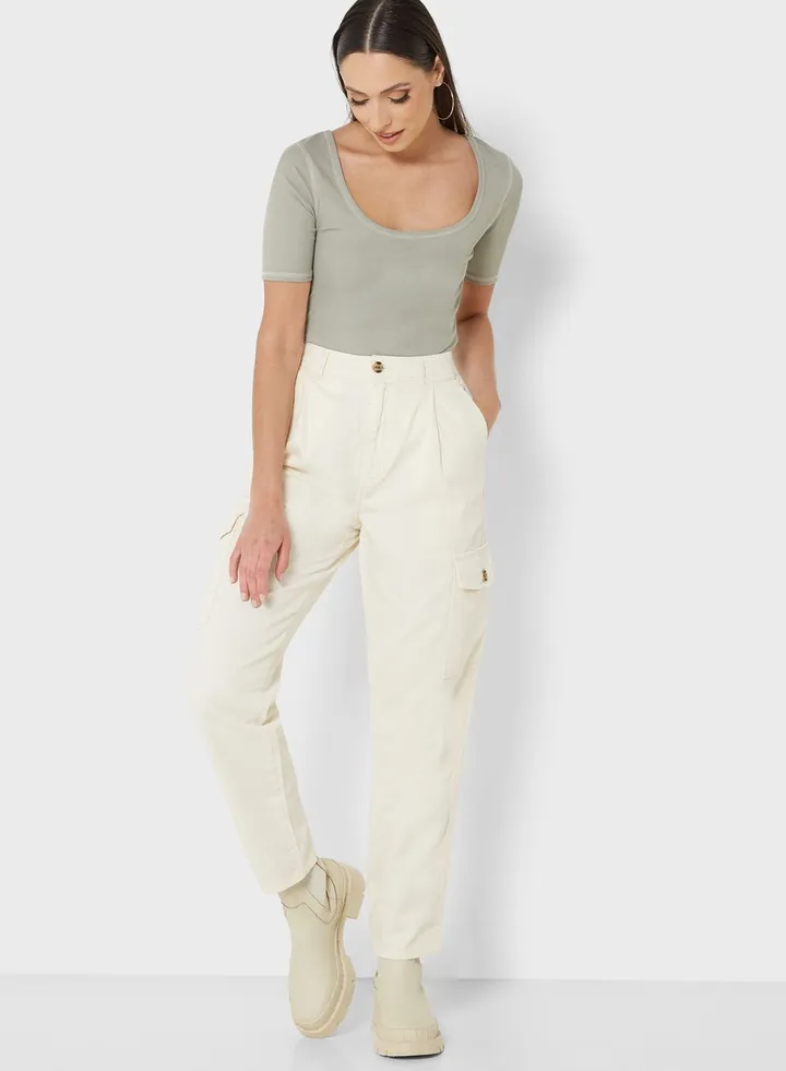 Pocket Detail Pants