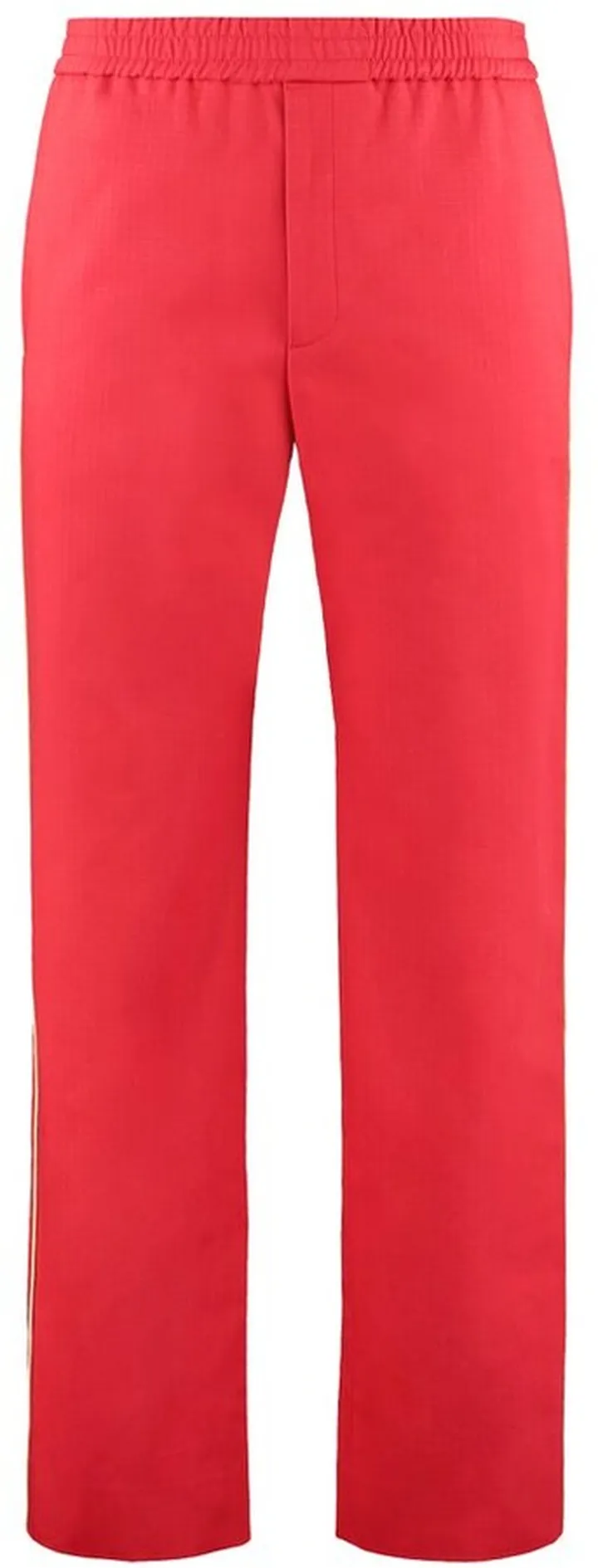 Gucci Logo Print Straight-Leg Pants