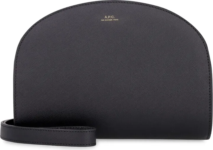 Demi-lune Leather Crossbody Bag