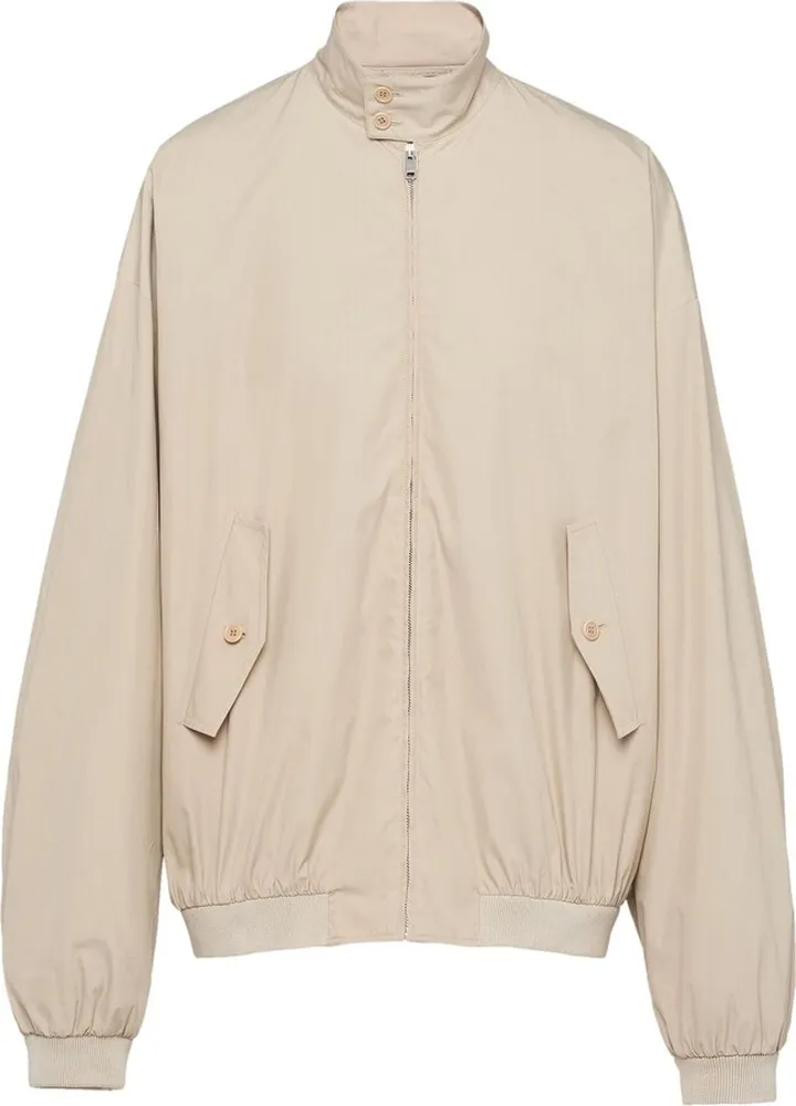 Triangle-Logo Bomber Jacket