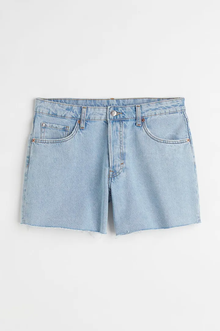 90's Boyfriend Low Denim Shorts