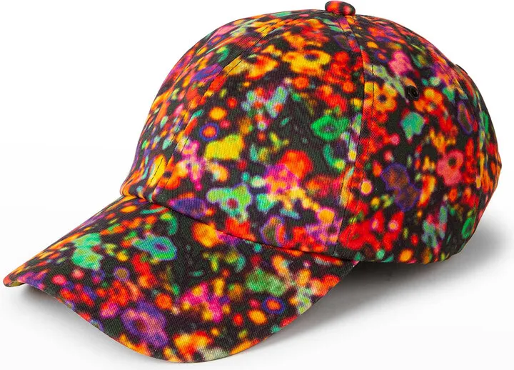 Men's Twilight Floral Baseball Cap