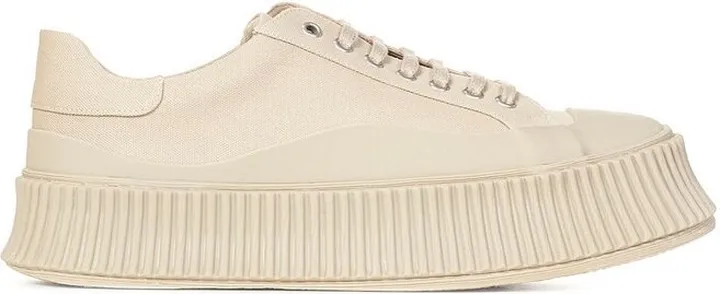 Jil Sander Panelled Low-Top Platform Sneakers