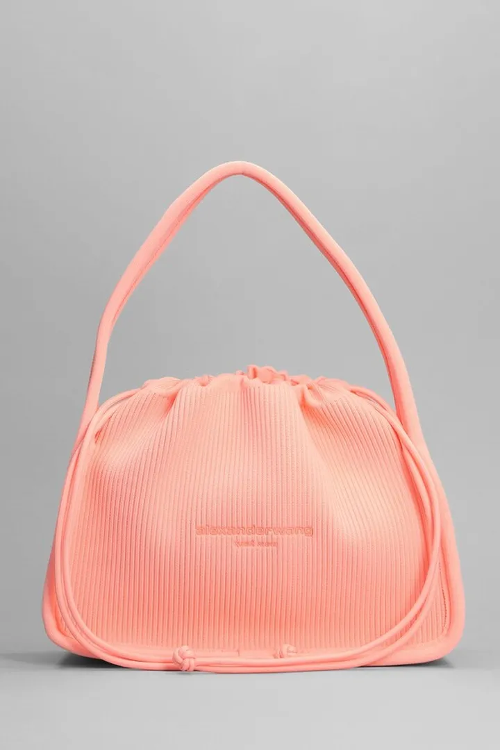 Ryan Small Hand Bag In Orange Fabric
