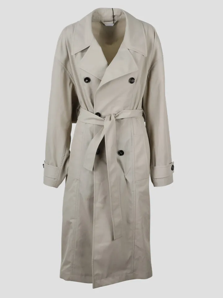 Cotton And Nylon Trench Coat