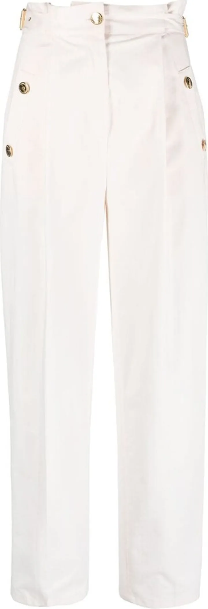 High-Waisted Tailored Trousers