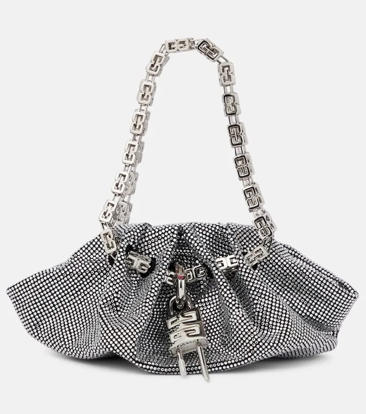 Kenny Mini crystal-embellished shoulder bag