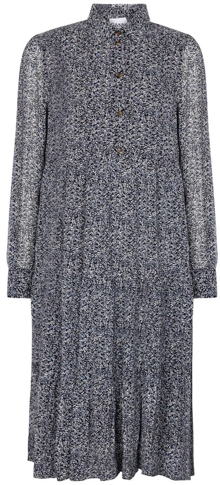 Floral georgette midi dress