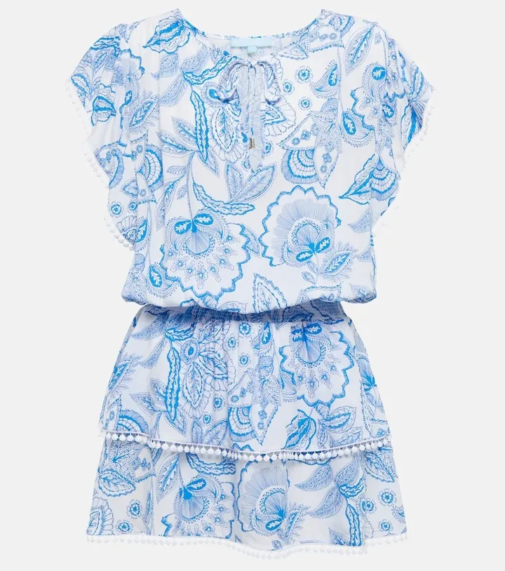 Keri printed minidress