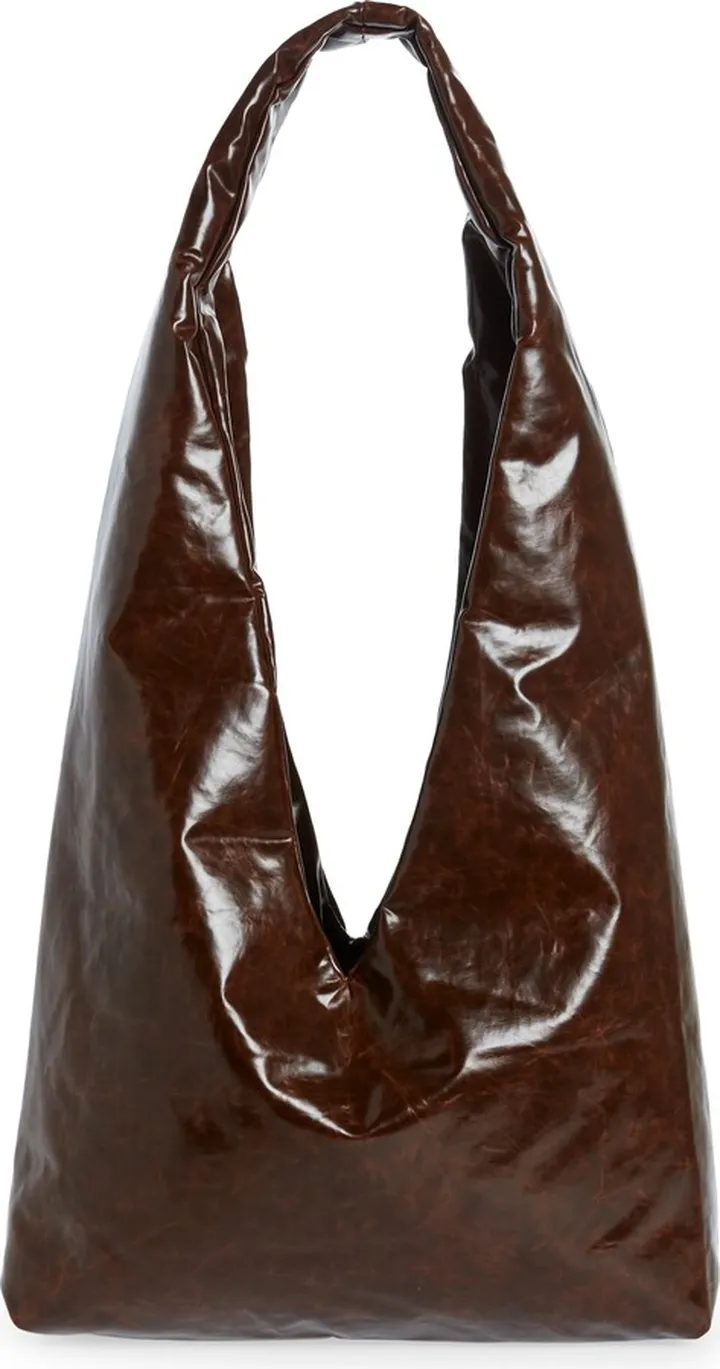 Medium Anchor Oiled Canvas Shoulder Bag