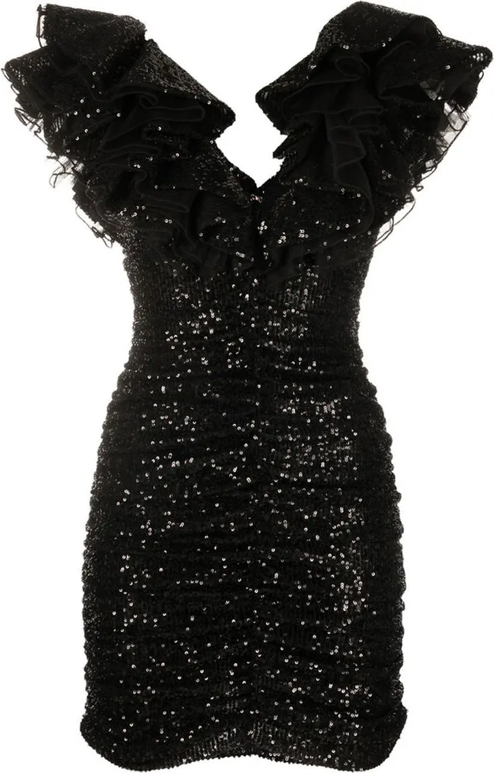 Sequin-Embellished Minidress