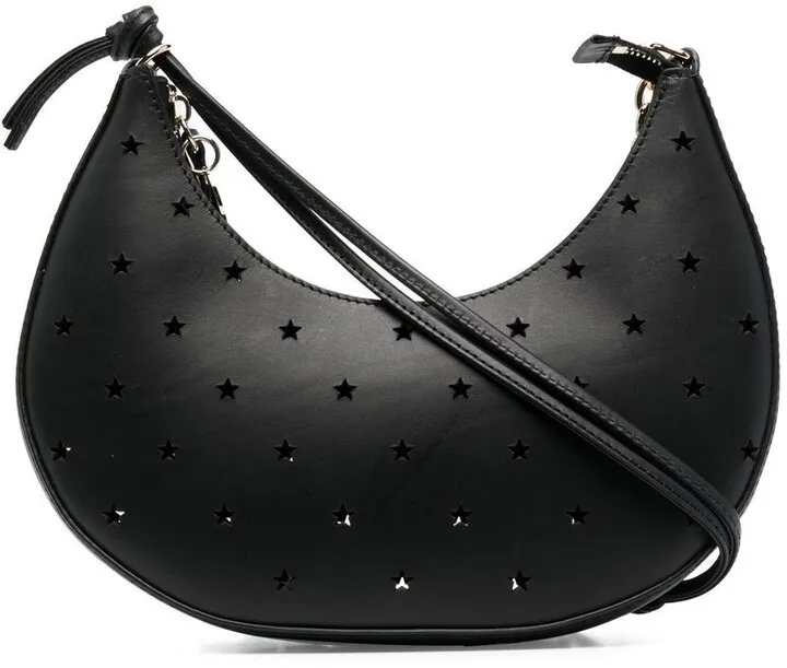 To The Moon and Red shoulder bag