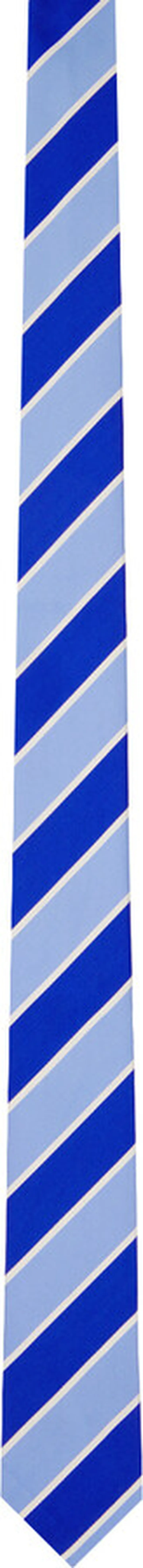 Thom Browne Blue Awning Stripe Neck Tie
