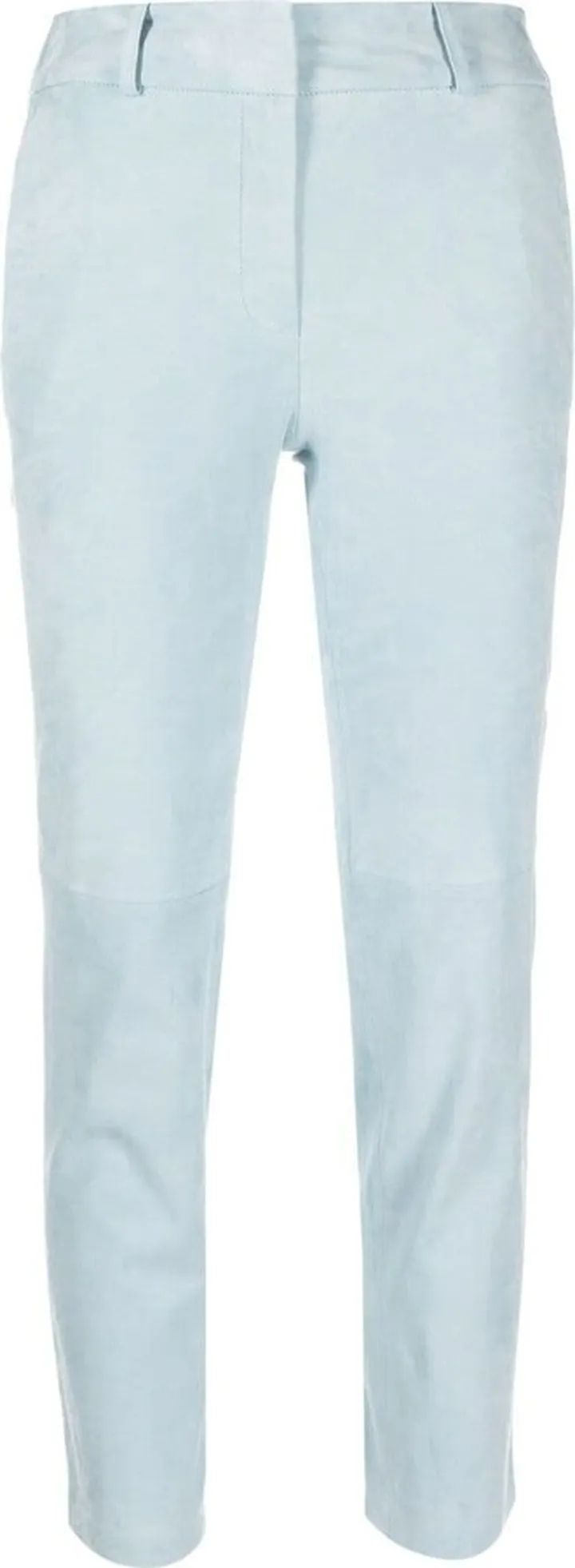 Tailored Lambskin Cropped Trousers
