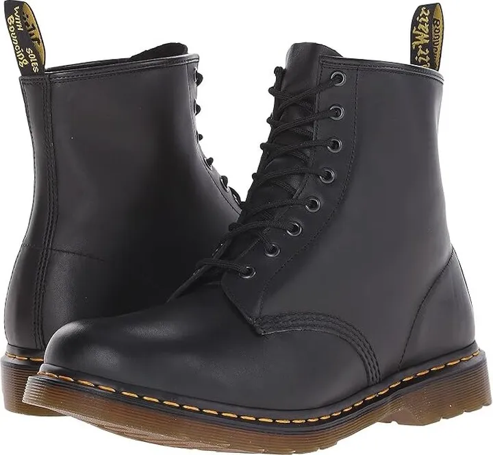 Dr. Martens 1460 Nappa Leather Boot (Black Nappa Leather) Lace-up Boots