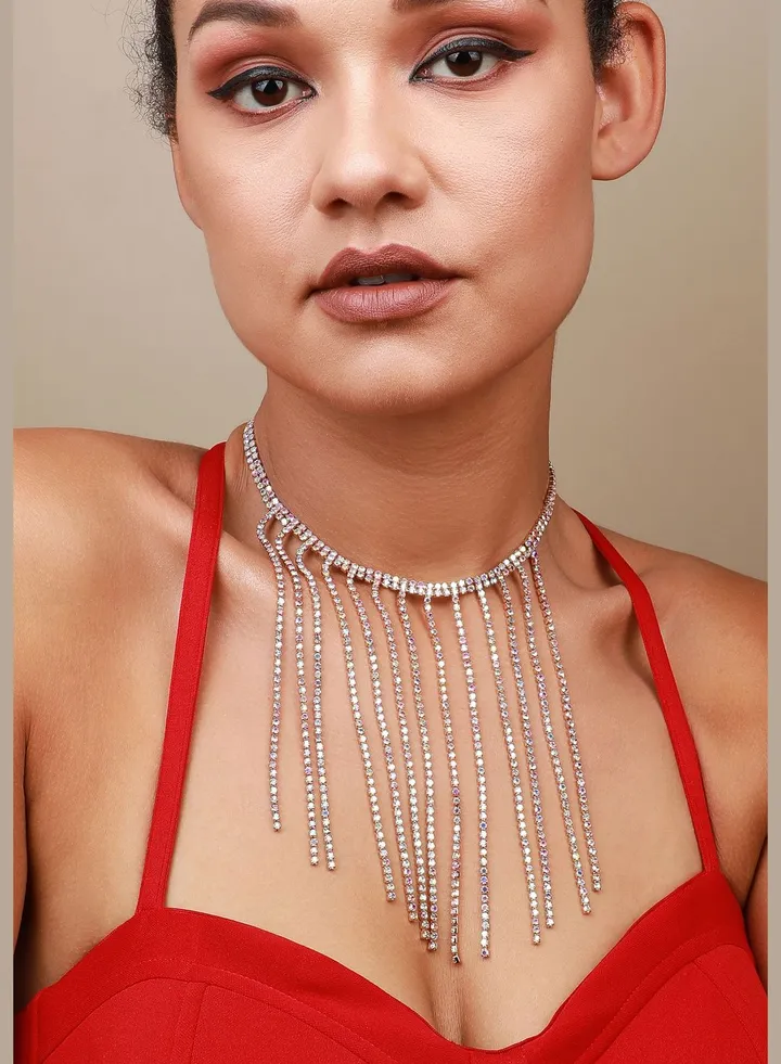 Gold Plated Designer Western Wear Necklace For Women