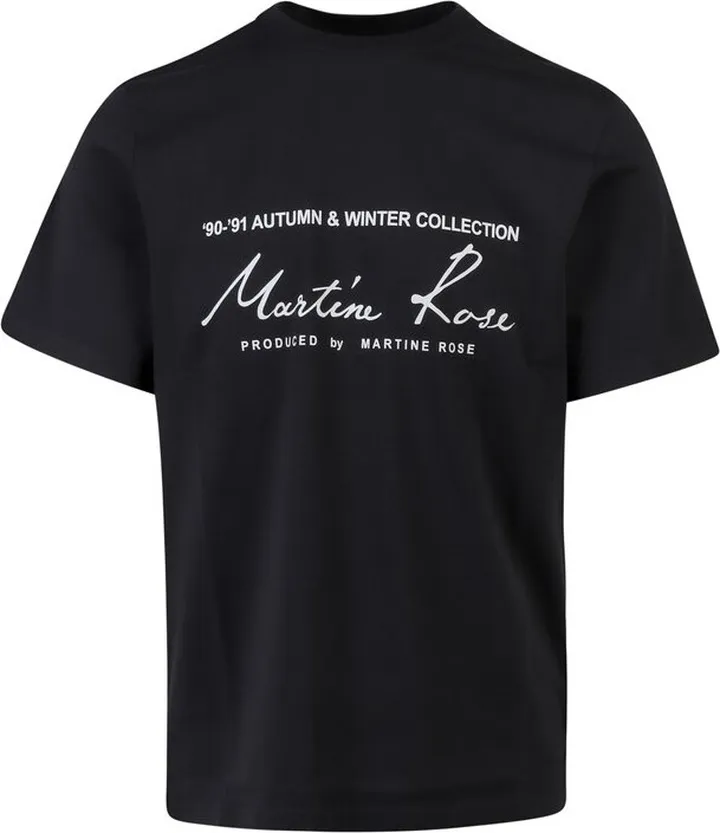 Martine Rose Logo Printed Crewneck T-Shirt