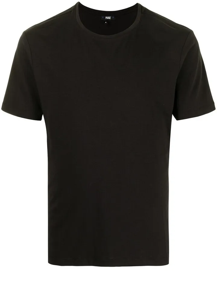 finished-edge cotton T-Shirt
