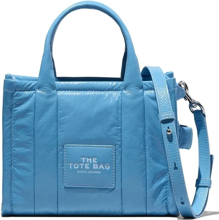 The Crinkle mini leather tote bag