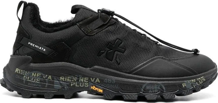 Panelled Low-Top Trainers