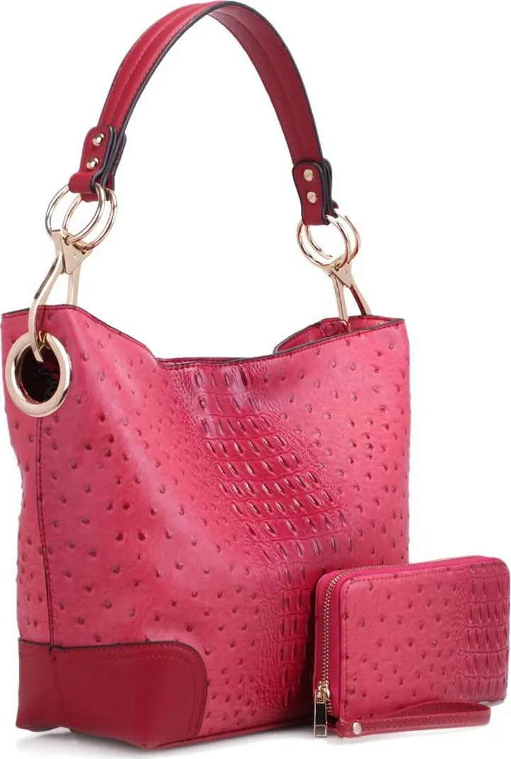 Wandy Soft Vegan Leather Hobo & Wallet Set