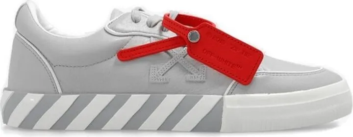 Off-White Low Vulcanized Outlined Lace-Up Sneakers