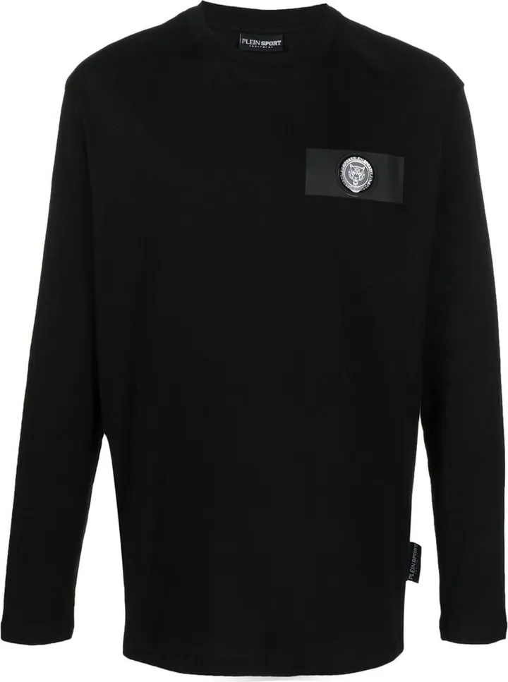 logo-patch long-sleeved T-shirt
