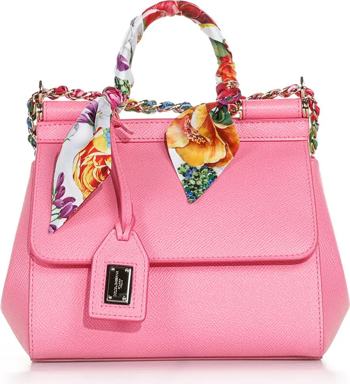 Small Sicily Bag And Patterned Scarf