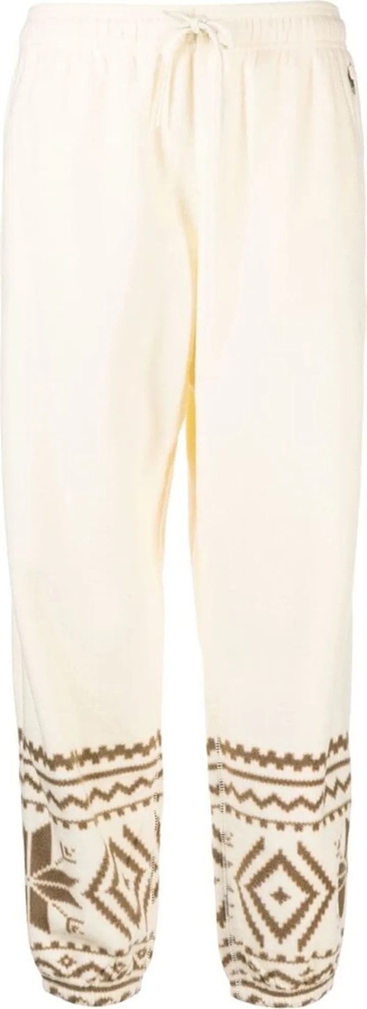 Fair Isle Print Fleece Sweatpants