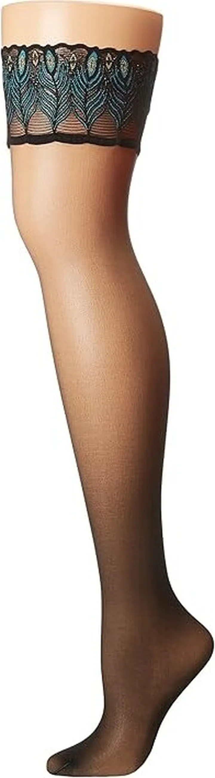 Falke Lunelle Stay Up Tights (Black) Hose