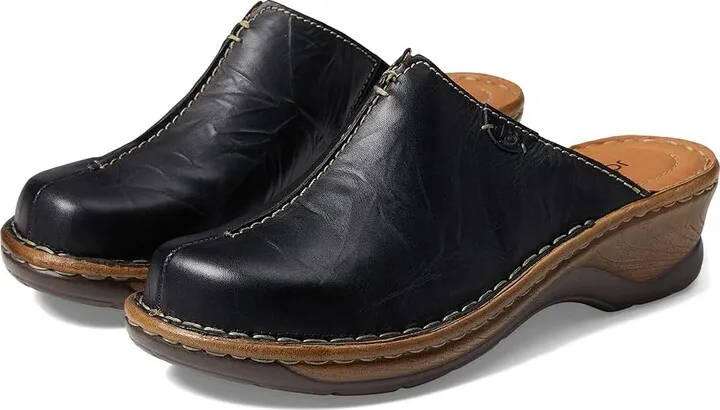 Josef Seibel Catalonia 54 (Black Bozen) Women's Clog Shoes