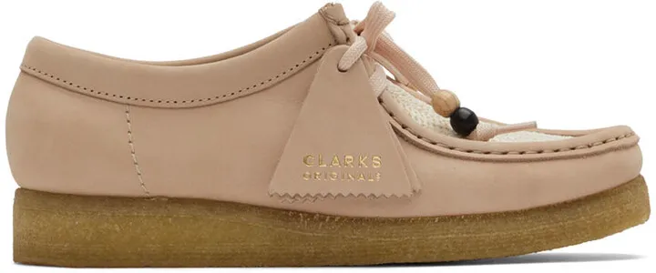 Clarks Originals Pink Wallabee Derbys