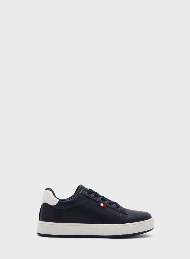 Kids Lace Up Low Top Sneakers
