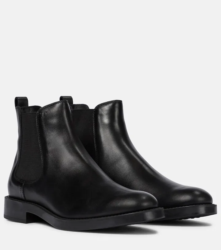 Leather Chelsea boots
