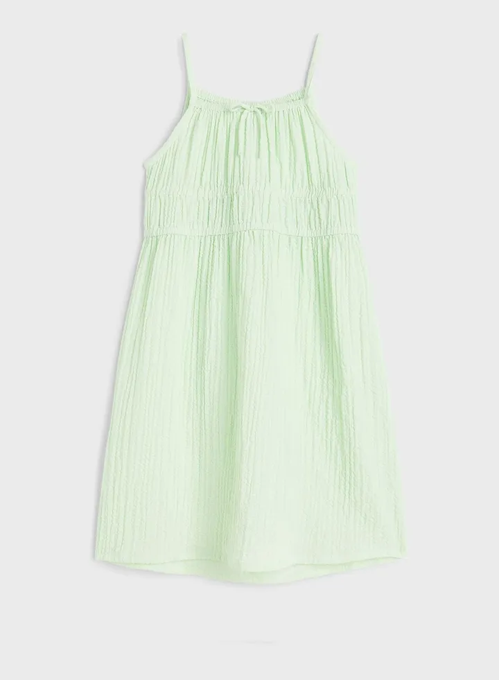 Kids Textured Midi Dress